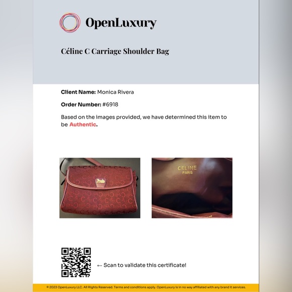 Gorgeous Burgundy Red Celine Crossbody - Picture 10 of 16